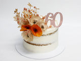 60th Birthday Bloom Cake - The Cake People