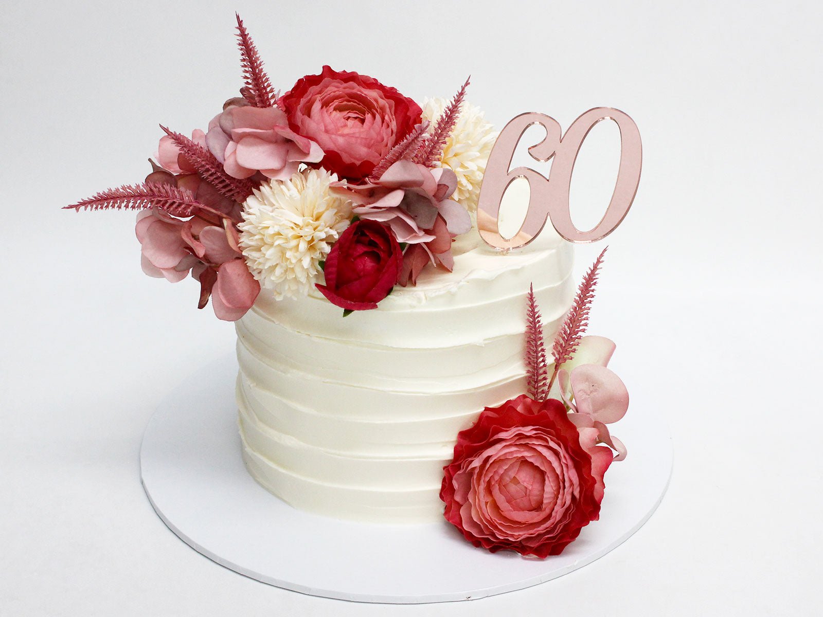 60th Birthday Blossoming Delight Cake - The Cake People