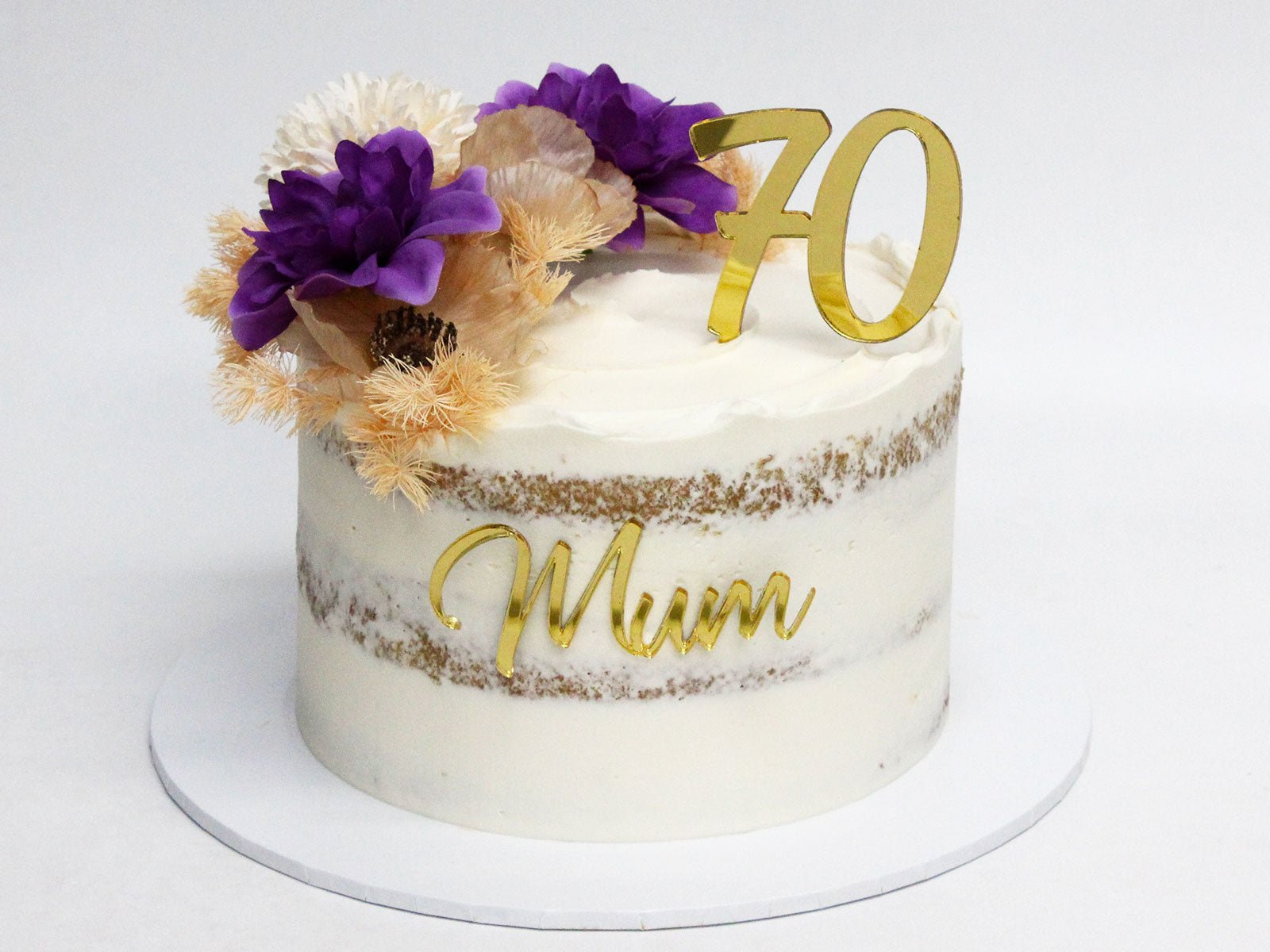 70th Mum Birthday Cake - The Cake People