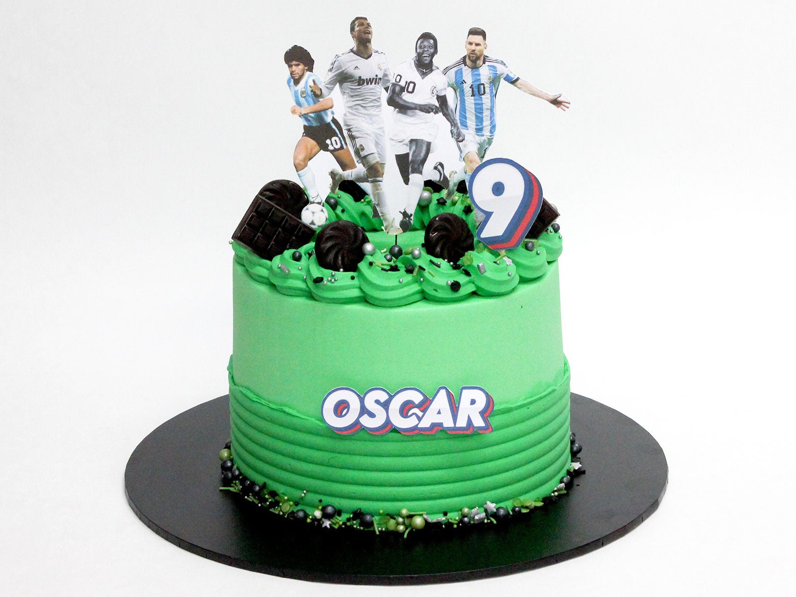 Football Soccer GOATs Birthday Cake - The Cake People