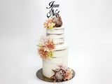 Naked Wedding Cake 2 Tiered - The Cake People