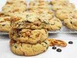 Peanut Butter Choc Chip & Pretzel Cookies - The Cake People