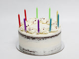 Rainbow Colour Flame Candles 12 Pack - The Cake People