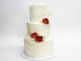 Wedding Cake – 3 Tiered Crystal Rock - The Cake People