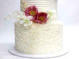 Wedding Cake – 3 Tiered Crystal Rock - The Cake People