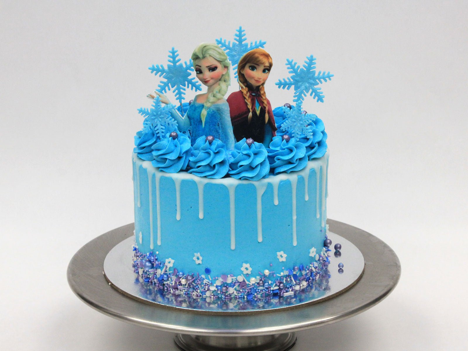 Frozen Elsa Cartoon Cake Decoration | Elsa Cake Toppers Birthday Cakes -  New Disney - Aliexpress