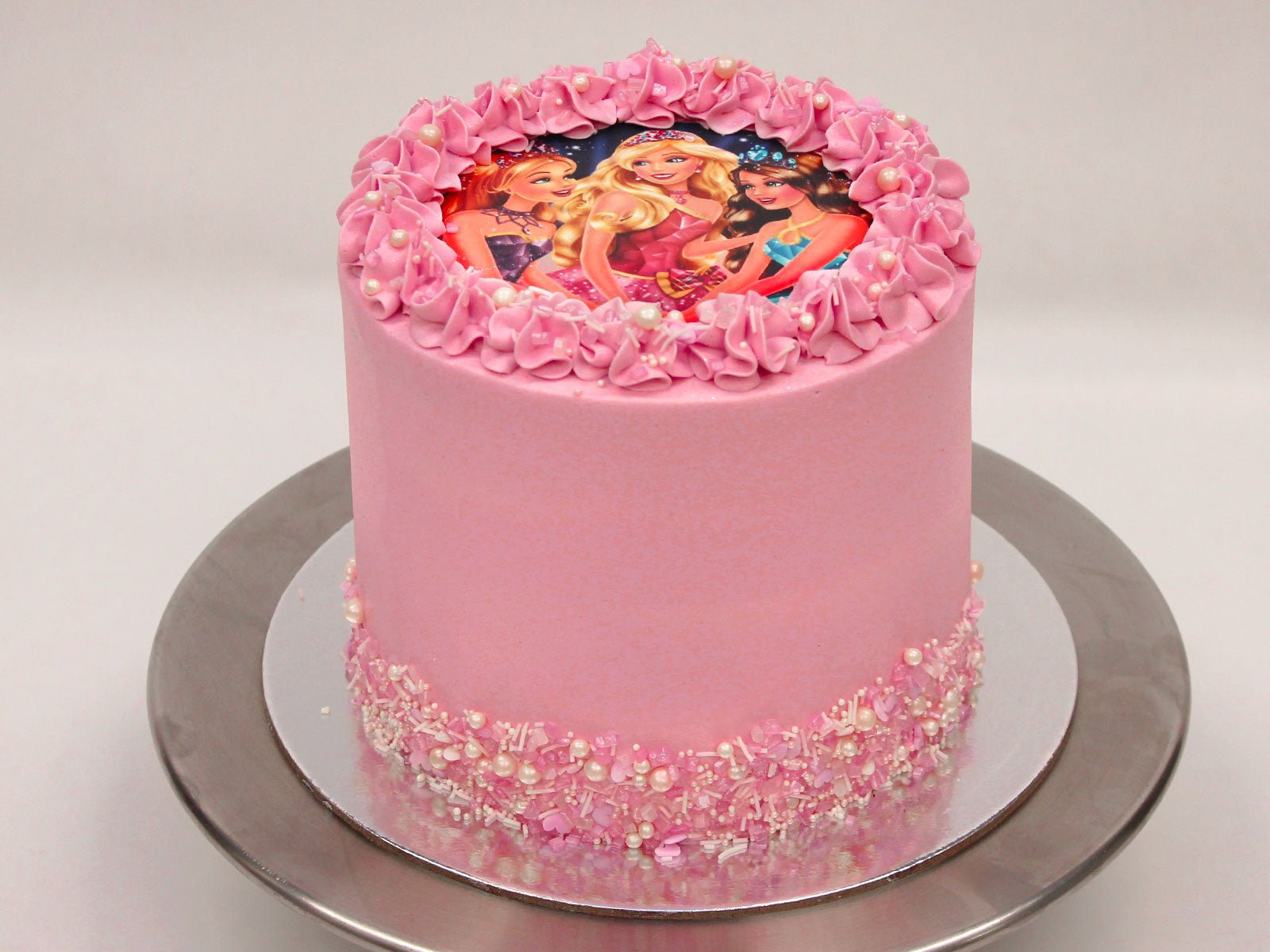 Barbie Buttercream Birthday Cake (6) | Baked by Nataleen