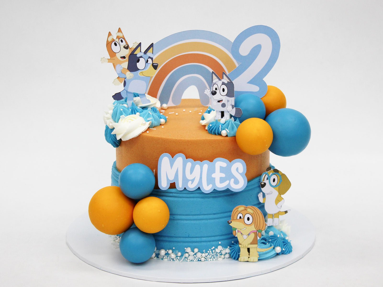 A Bluey buttercream drawing style birthday cake I worked on about week or  so ago. : r/bluey