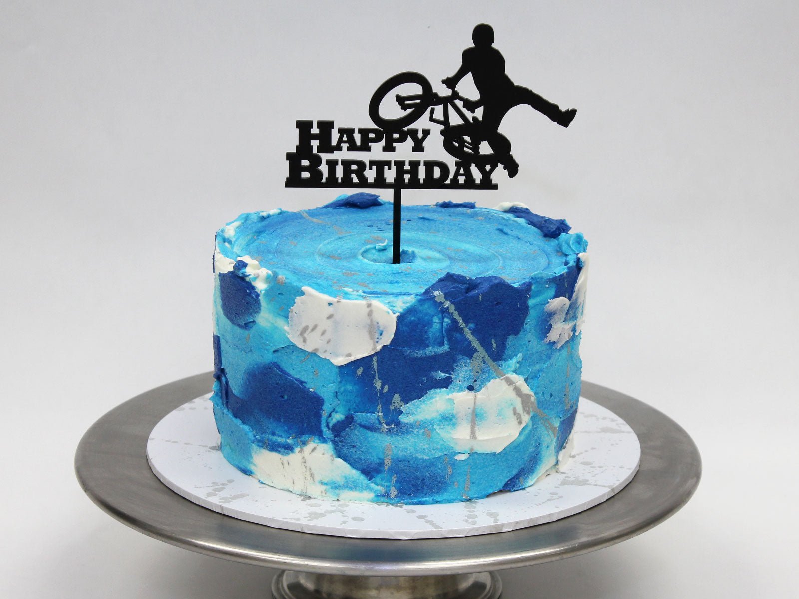 BMX BIKE BIRTHDAY PERSONALISED EDIBLE 7.5 INCH CAKE TOPPER CAKE TOPPERS  SV383 | eBay