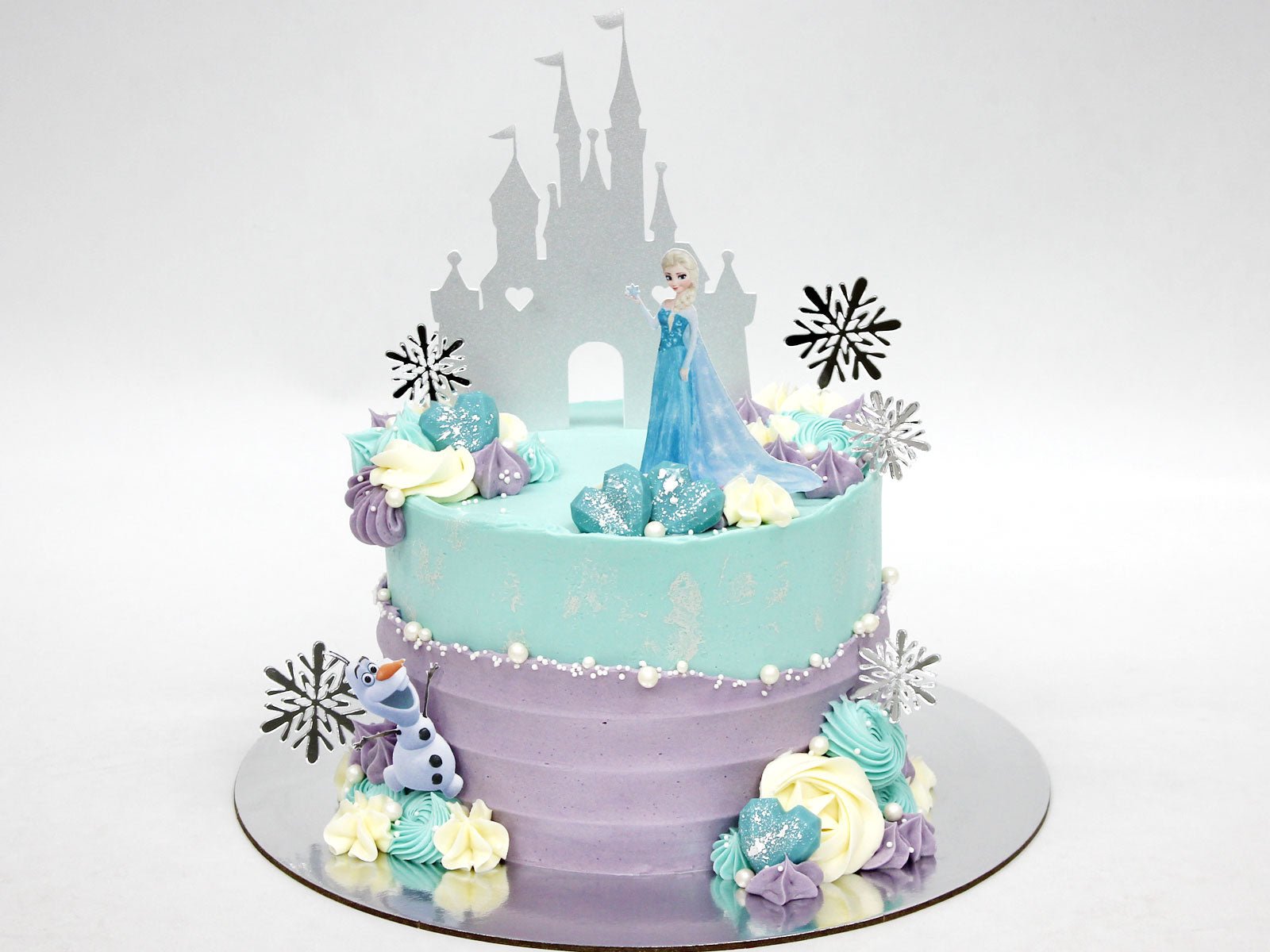 Elsa Anna Drip Cake | Faridabadcake