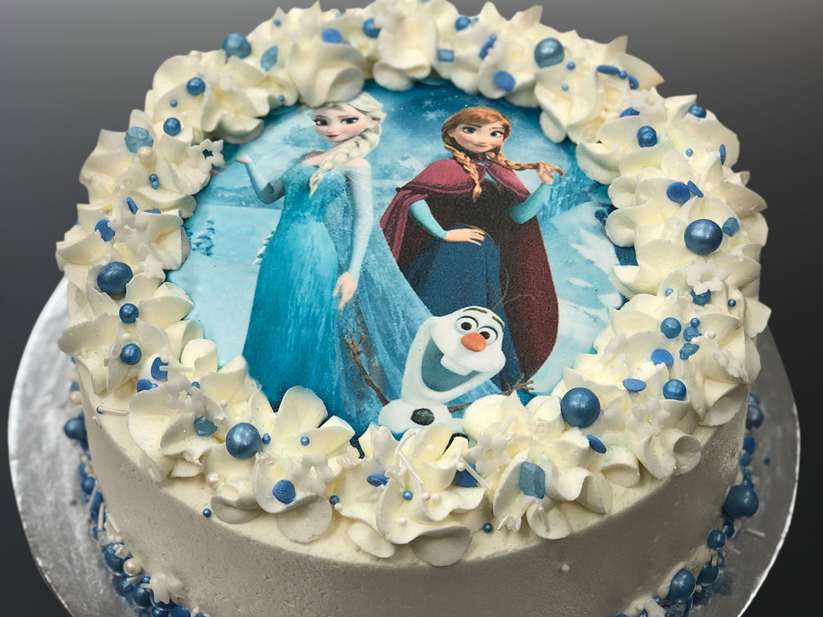 Elsa Anna Birthday Cake at Low Price Near You | FaridabadCake