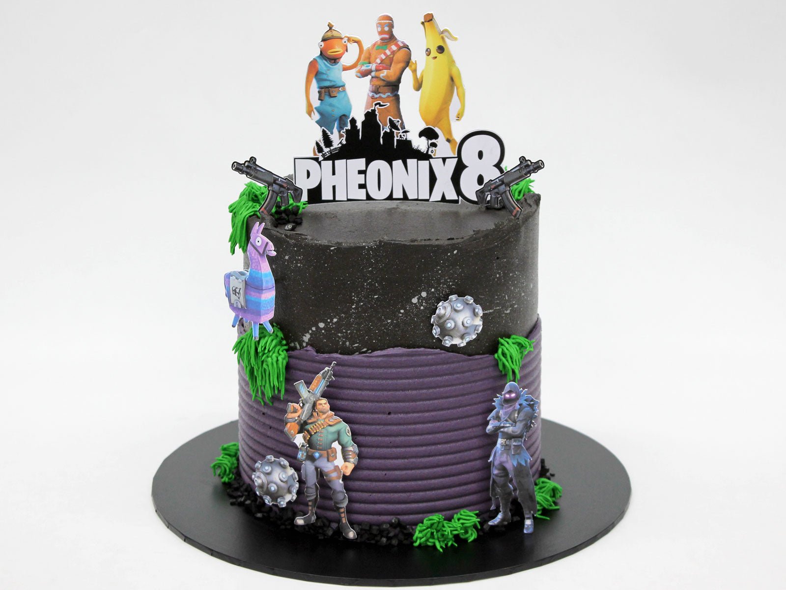 Fortnite Cake Ideas To Inspire You : Marshmallow Two-Tiered Cake