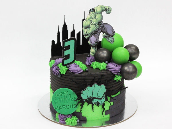 Hulk Happy Birthday Cake Topper - Etsy