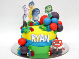 Inside Out Character Cake - The Cake People (9050365460639)