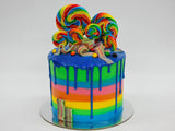 Jolly Swirly Rainbow Lollipop Cake - The Compassionate Kitchen (7687349895327)