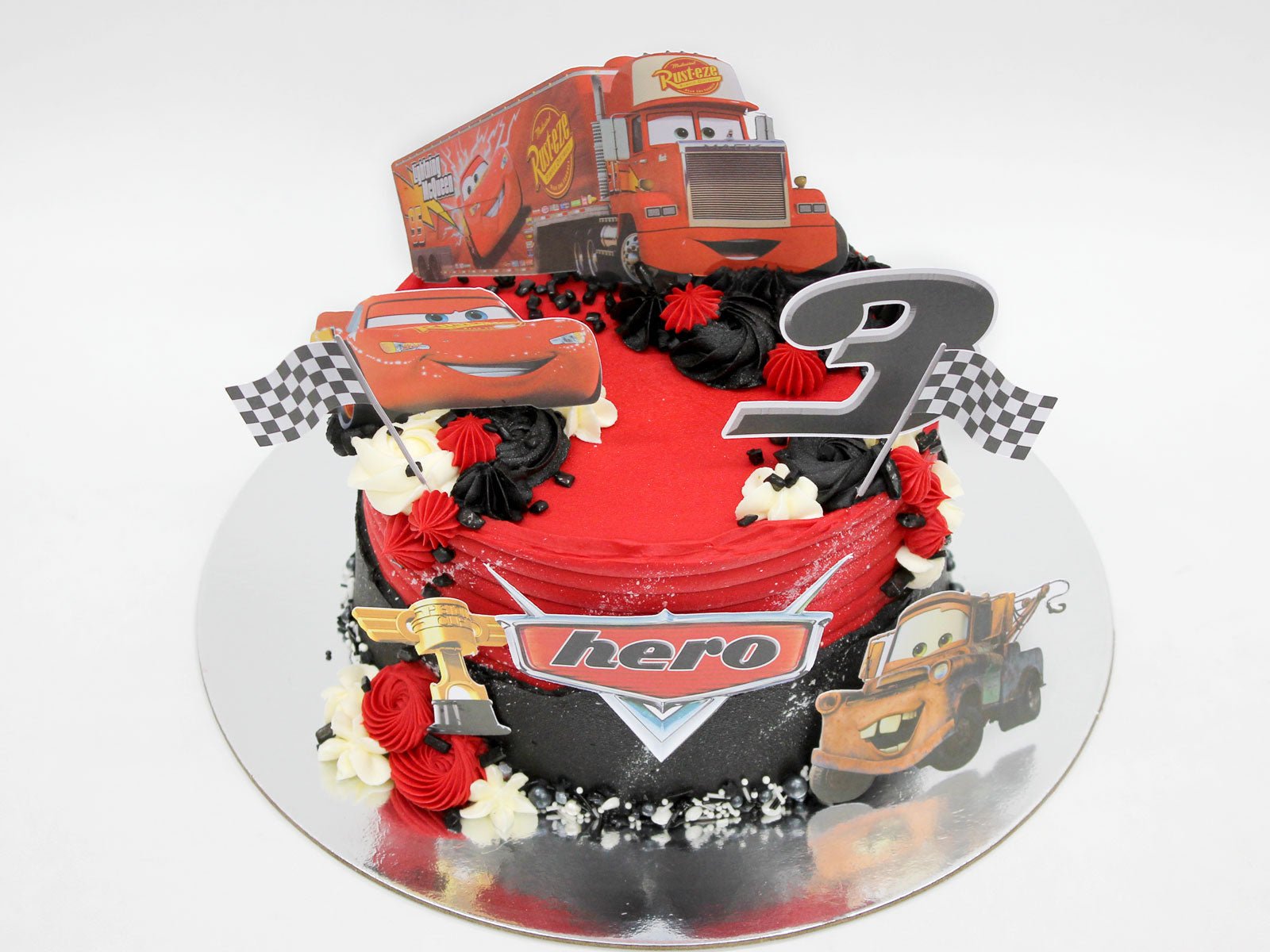 Mcqueen Race Cake - My Bake Studio