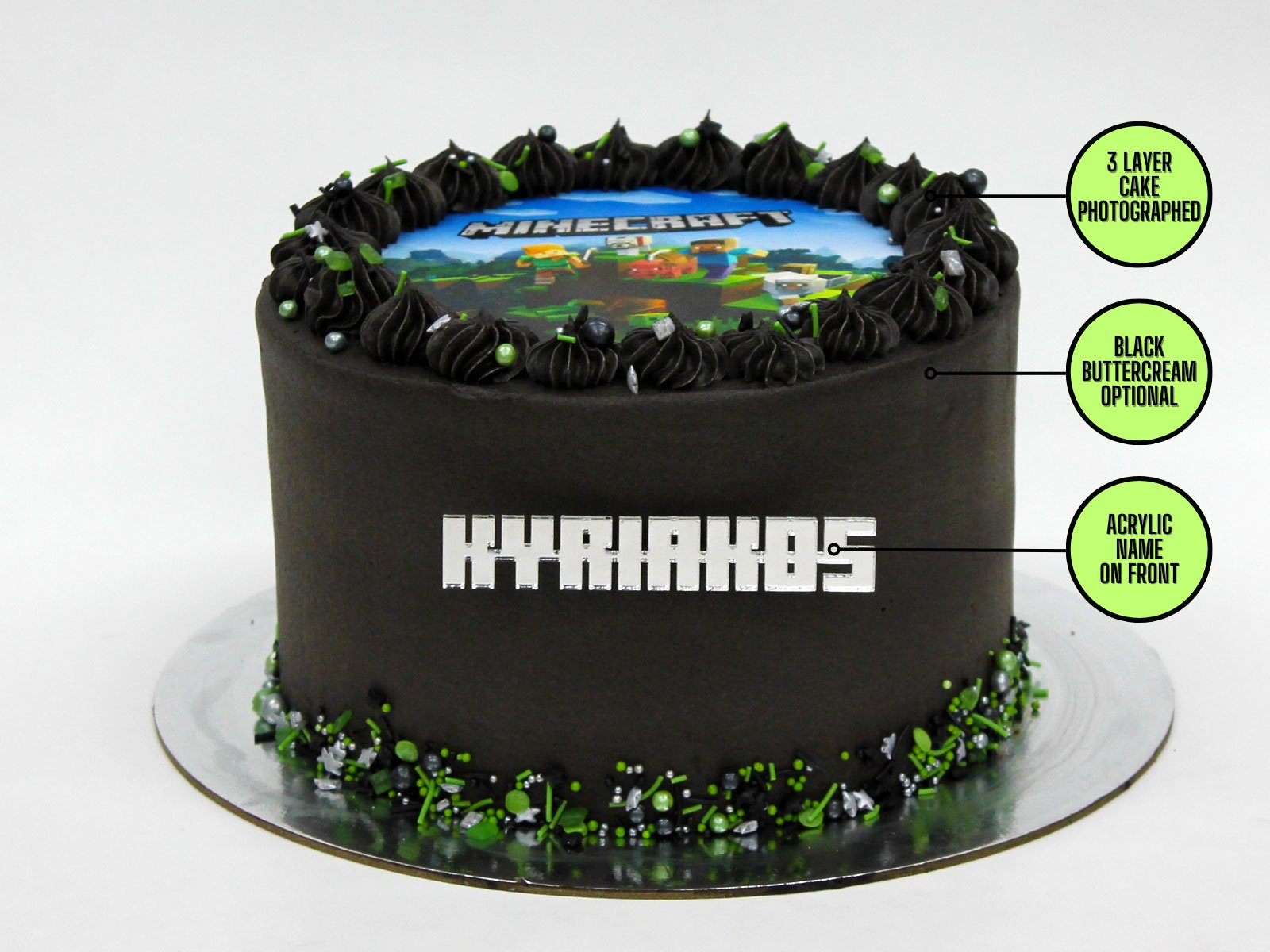 Minecraft Big World Cake
