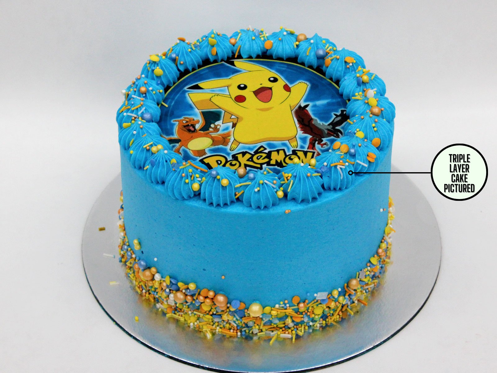 Buy Pokemon Cake Topper Pikachu Inspired Birthday Pikachu Cake Topper  Pokemon Birthday Poke Ball Cake Topper Cake Decoration Online in India -  Etsy