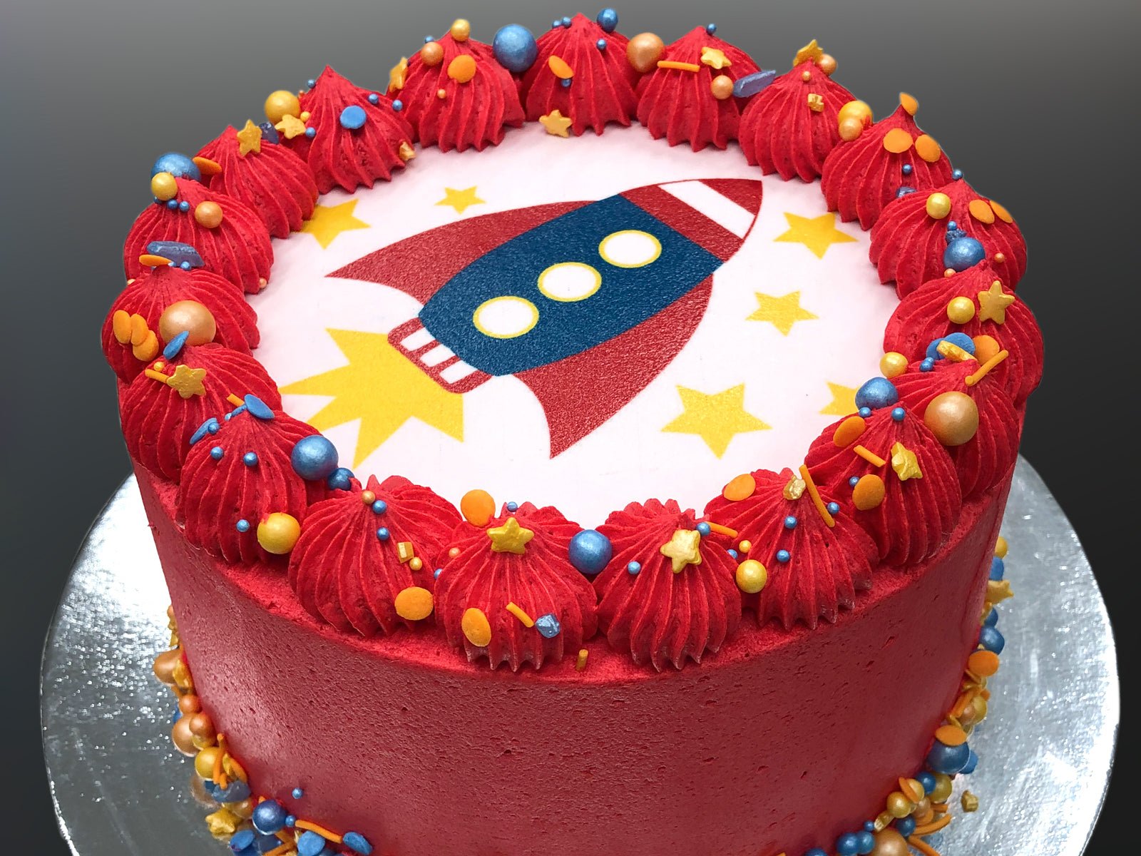 Hope's Sweet Cakes: Rocketship Cake