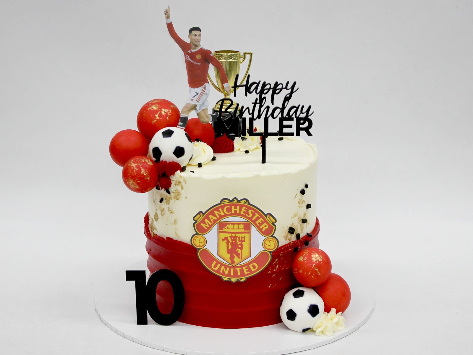 Manchester United Football Theme Cake | Order Custom Cakes in Bangalore‌ –  Liliyum Patisserie & Cafe