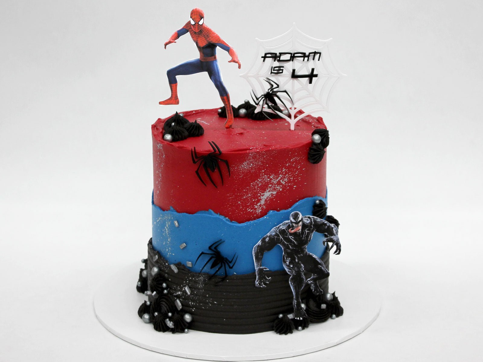 Spiderman Character Cake - The Compassionate Kitchen (8826660815007)