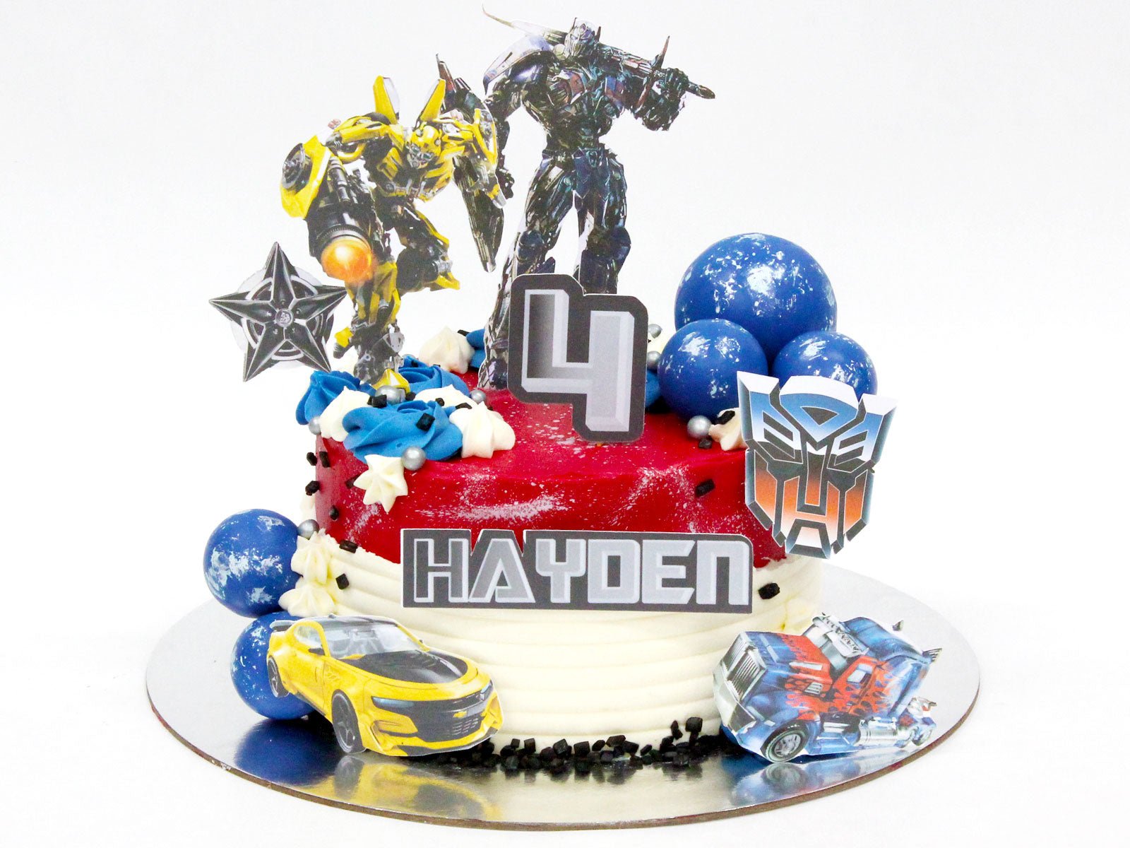 BDC004 – 22cm extra Layer Transformers Cake – Cakes for Africa